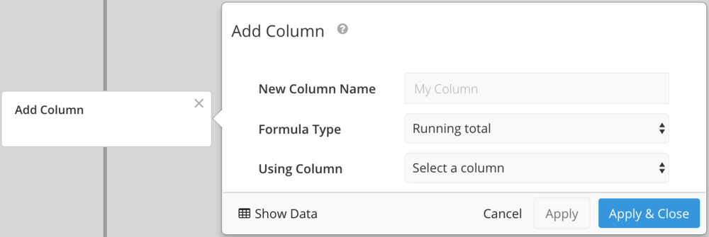 Add addition columns to your dataset