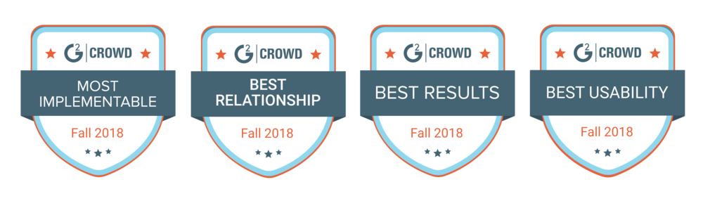 Chartio Receives Top Awards in G2 Crowd’s Fall 2018 Indexes for Self-Service Business Intelligence | Blog image