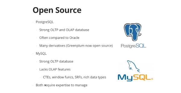Opensource Database