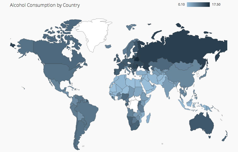 World Map Bubble Chart