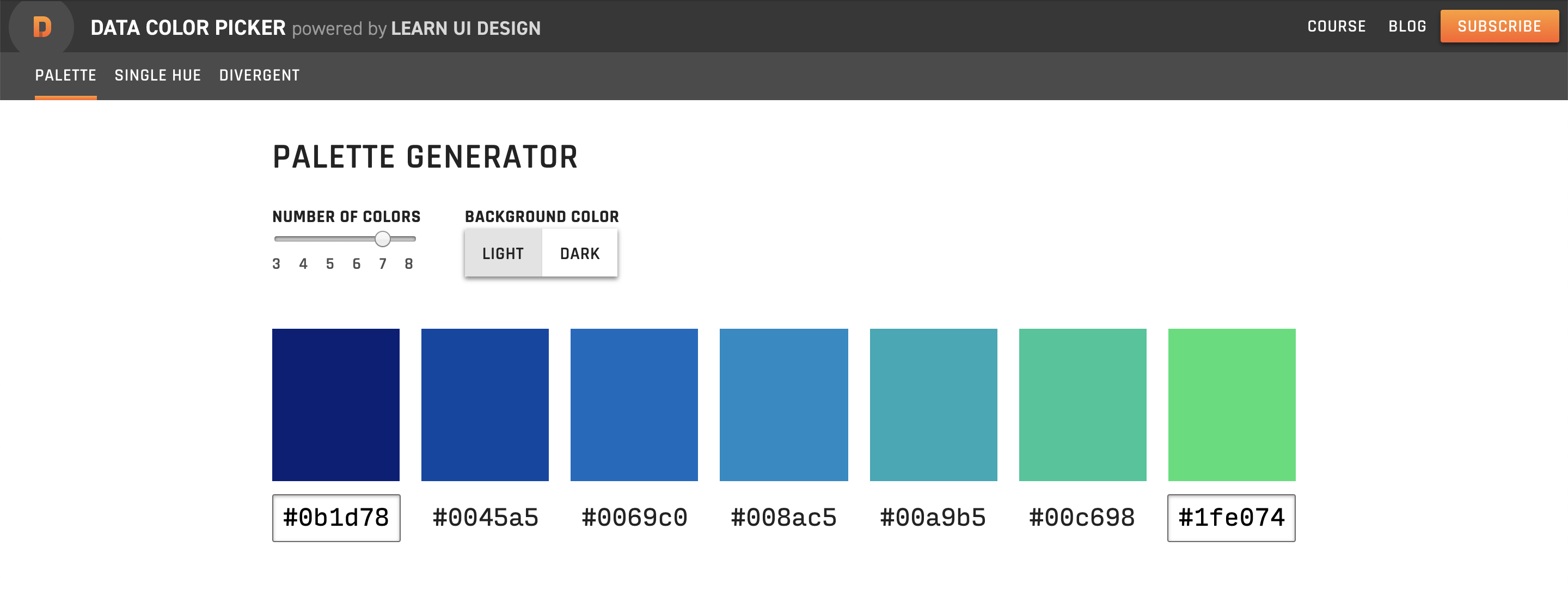 color picker hex