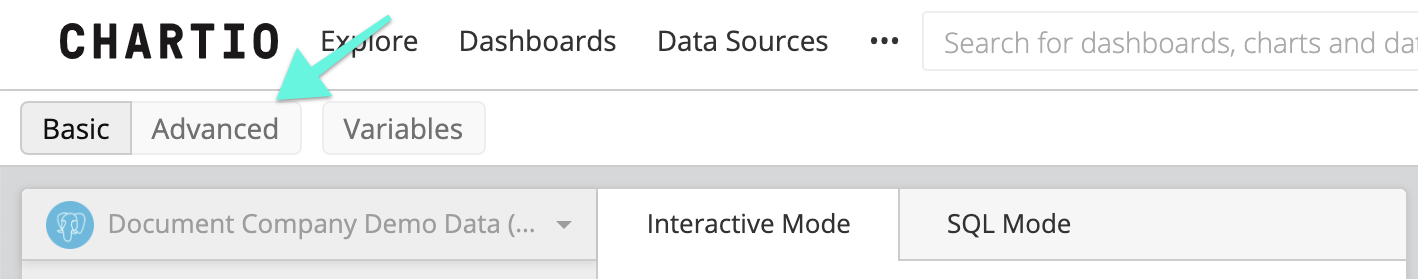 Toggle to Advanced Pipeline