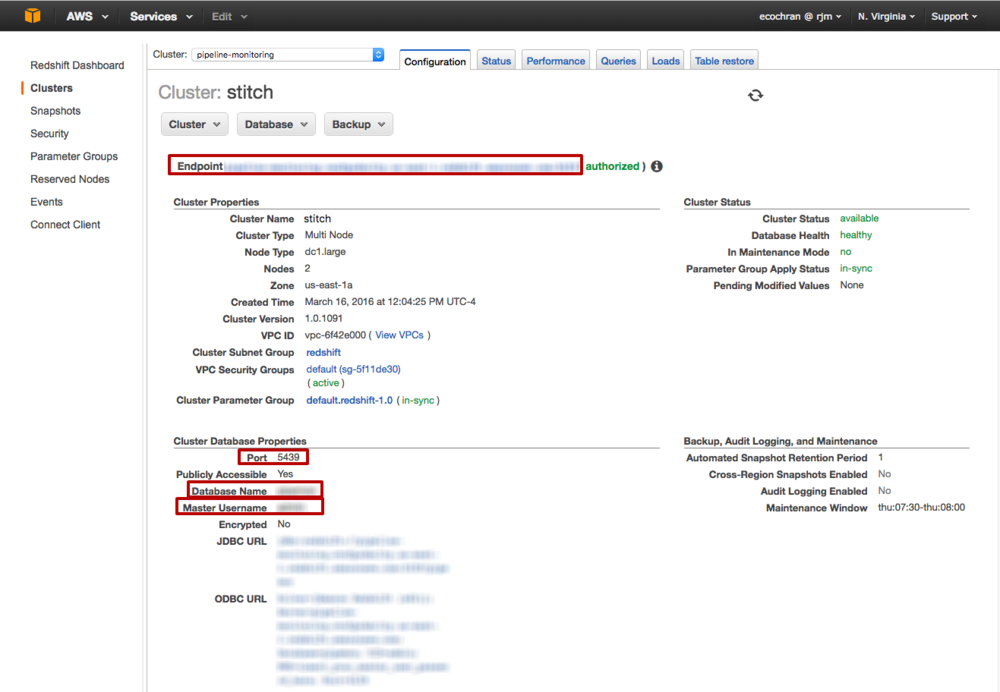 Open the AWS console