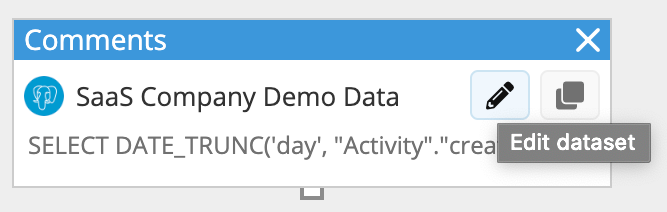 Click the Pencil to edit the Database Query node