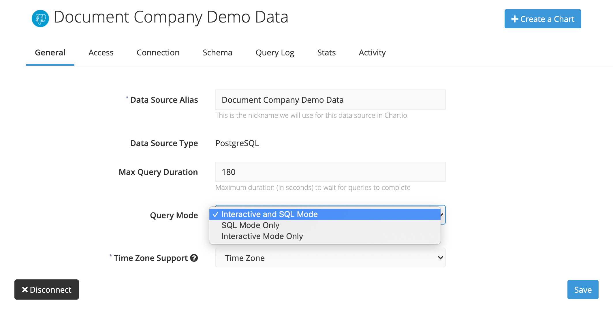 Restricting data source to Interactive Mode