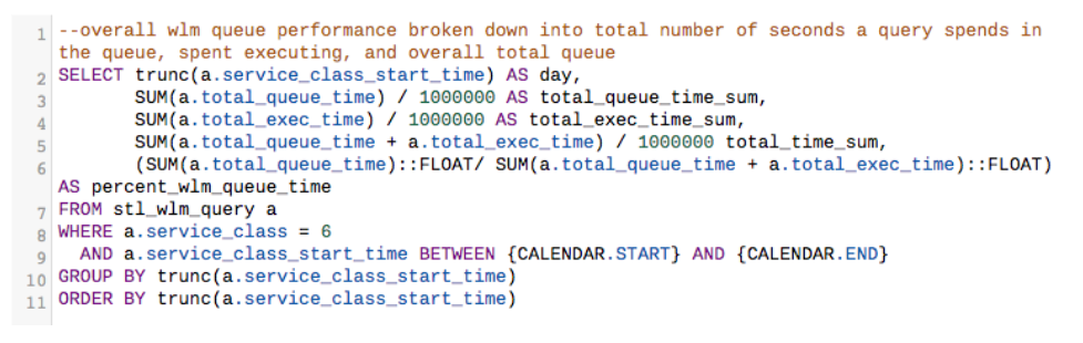 redshift wlm queue