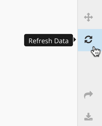 Click Refresh Data in the dashboard sidebar