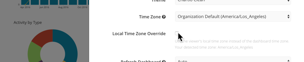Check Local Time Zone Override