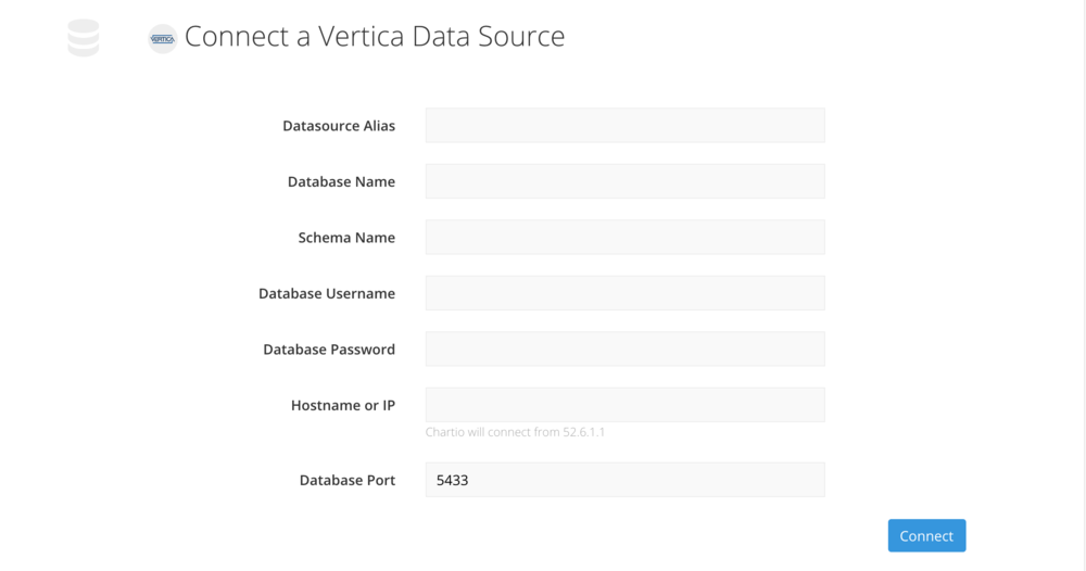 Vertical Data Source form